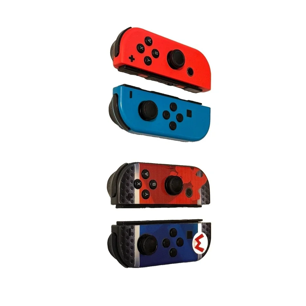 2 Sets Nintendo Switch Joy-Con Controllers Work STICK DRIFT + 2 wrist Straps